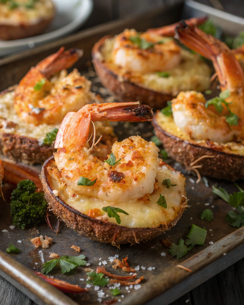Baked Coconut Shrimp with Golden Crust