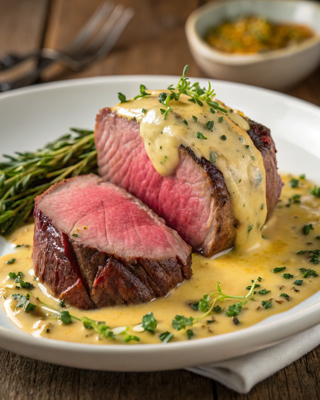 Bistro-Style Beef Tenderloin with Velvet Béarnaise