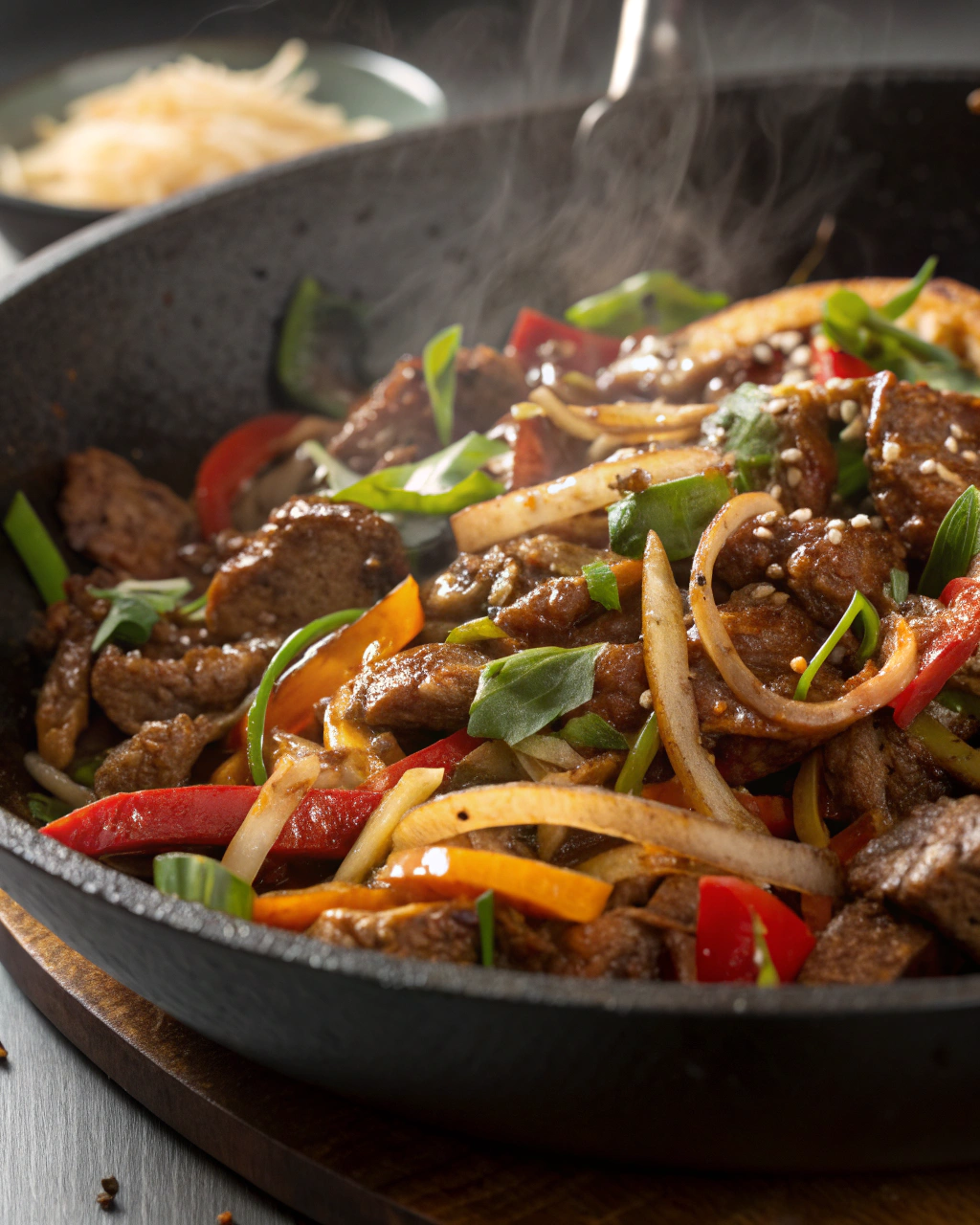 Black Pepper Beef Stir-Fry
