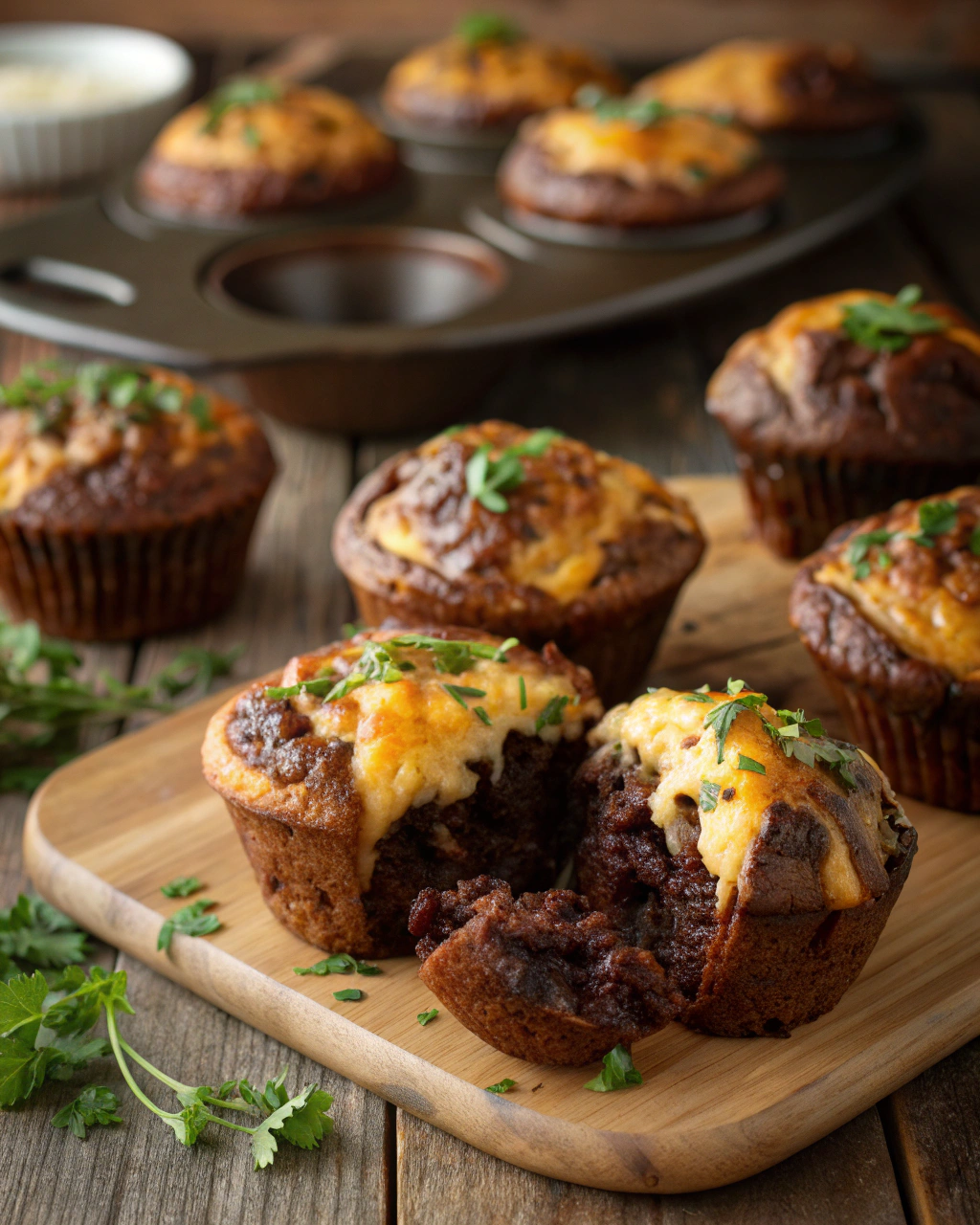 Cheesy Chocolate Muffins for Family Dinner