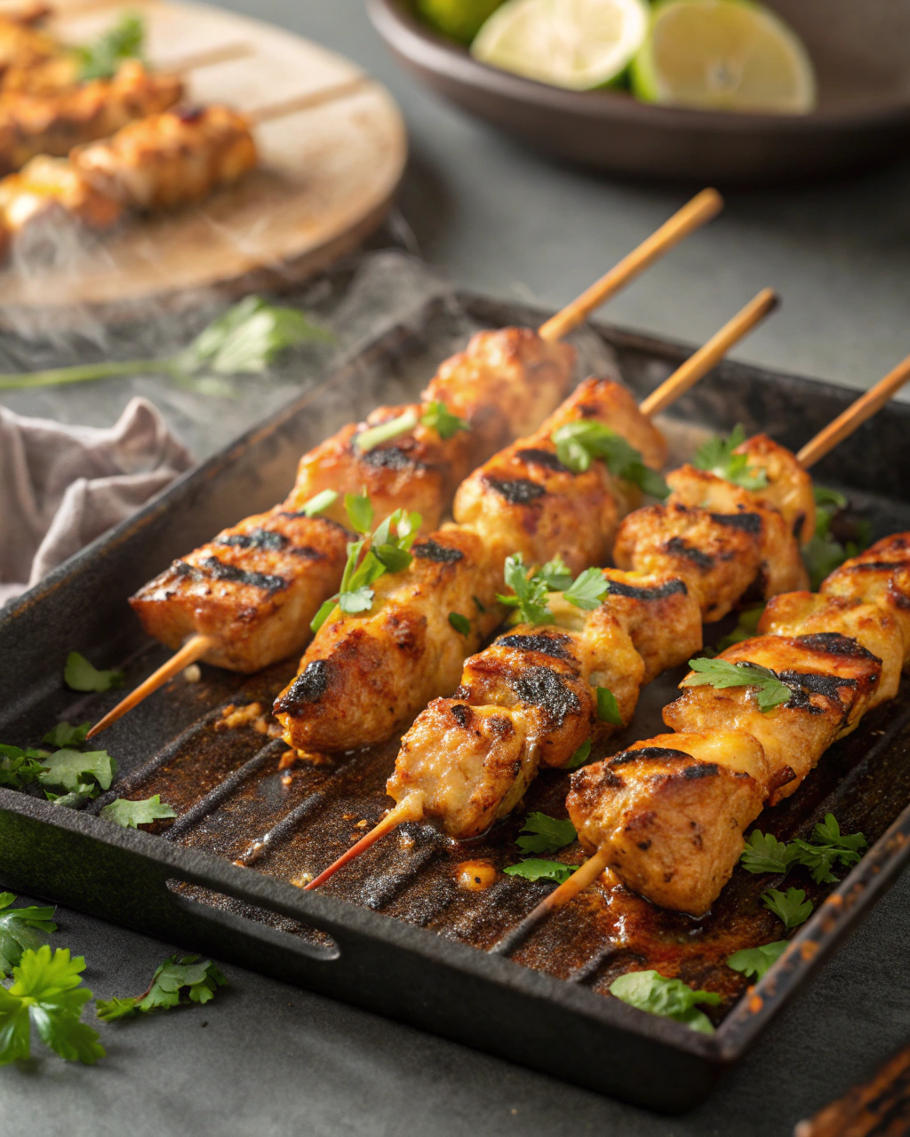 Cowboy Butter Chicken Skewers