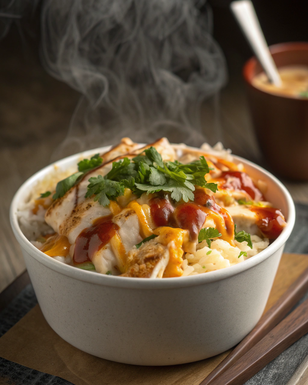 Creamy Chicken Rice Bowl That Melts in Your Mouth