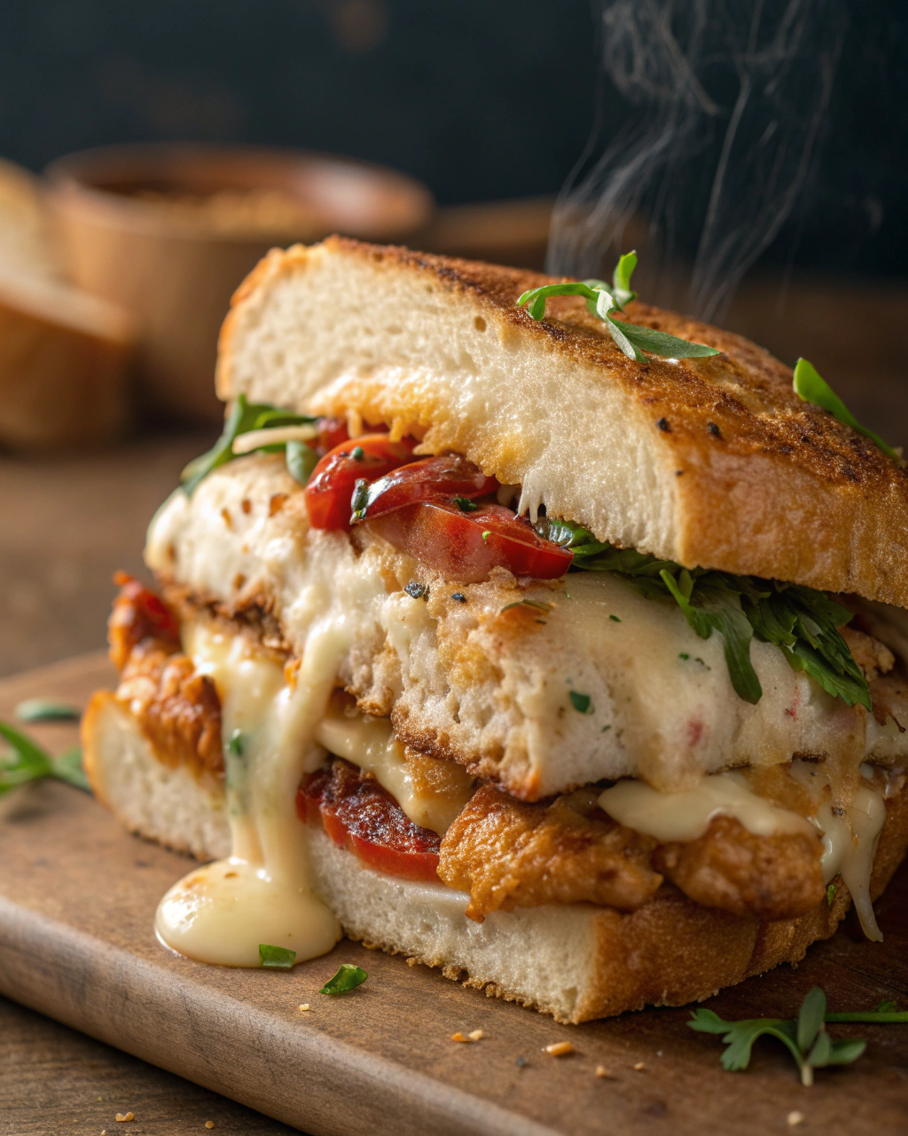 Creamy Chicken Sandwich That Melts in Your Mouth