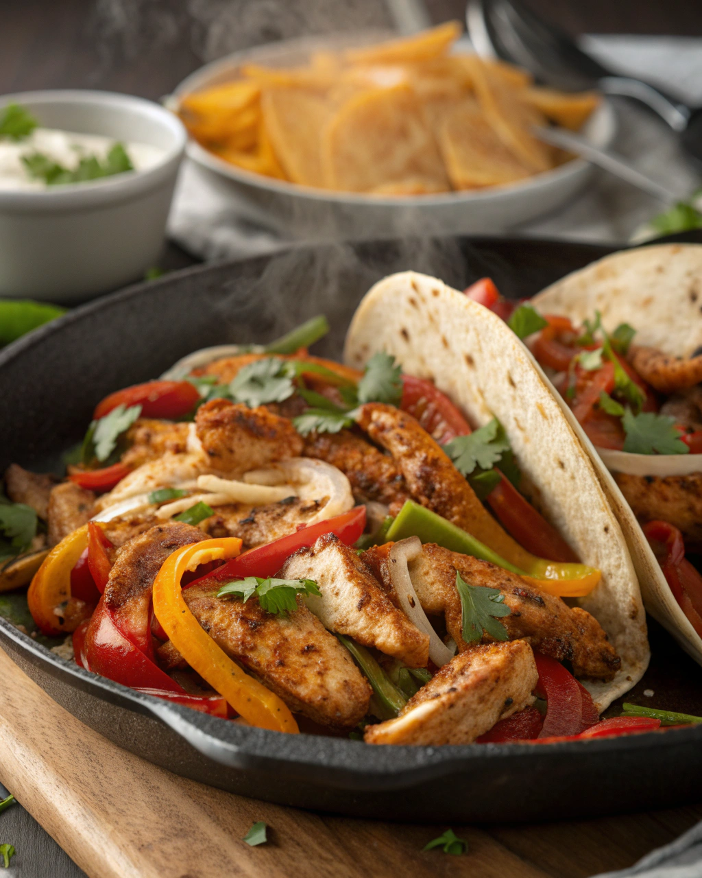 Crispy Chicken Fajitas Everyone Craves
