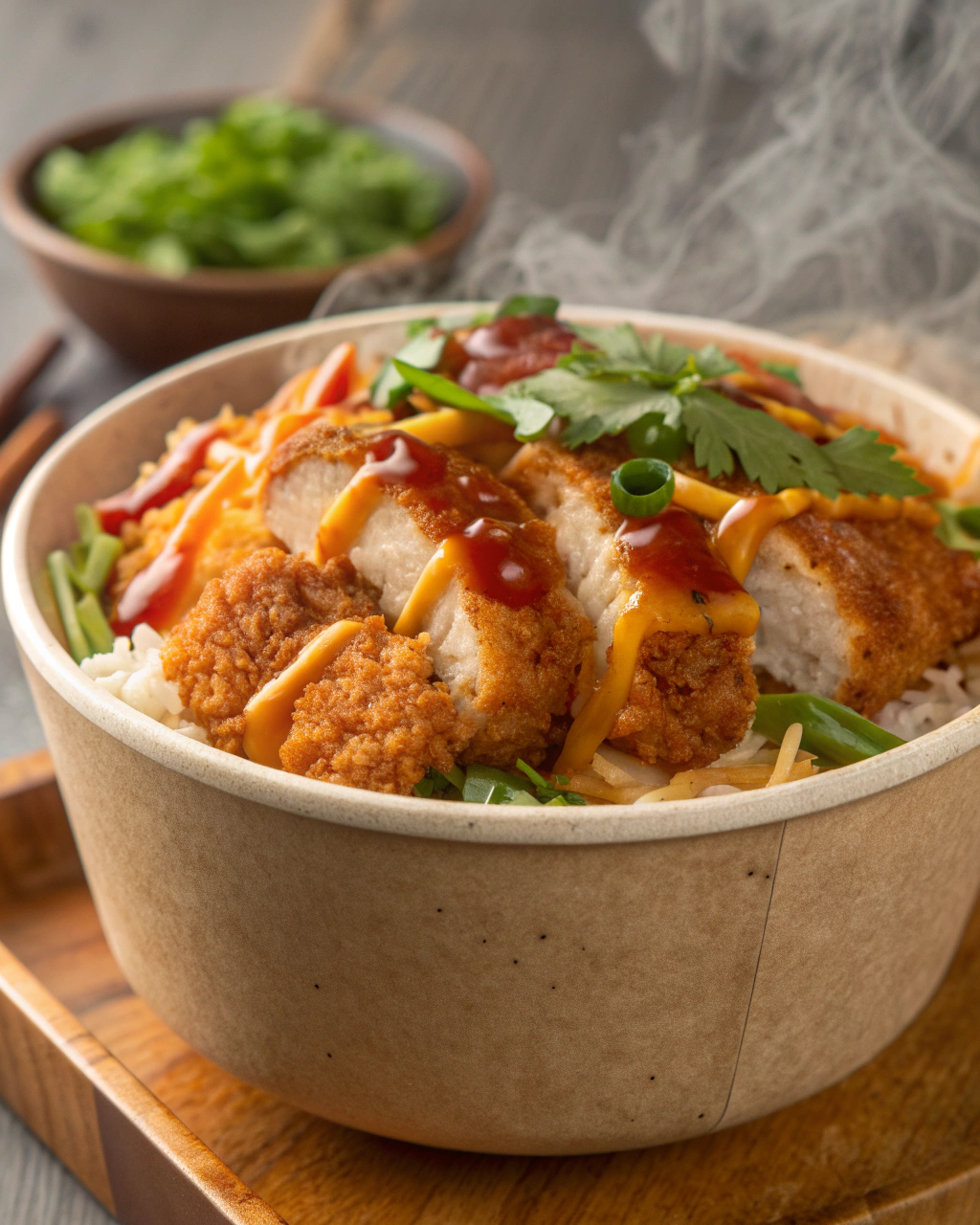 Crispy Chicken Rice Bowl Everyone Craves