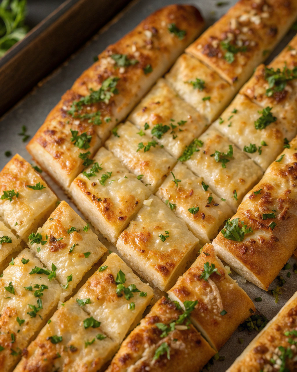 Crispy Garlic Breadsticks Everyone Craves