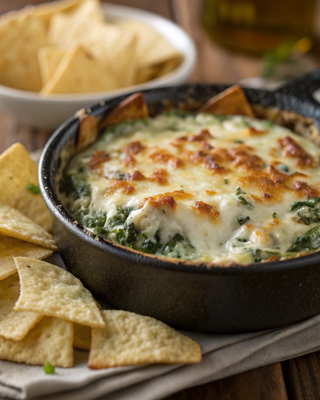 Crispy Spinach Artichoke Dip Everyone Craves