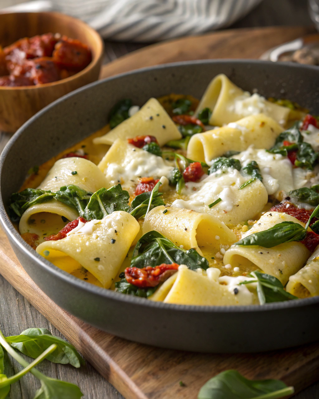 Fresh & Zesty Lemon Ricotta Spinach Pasta