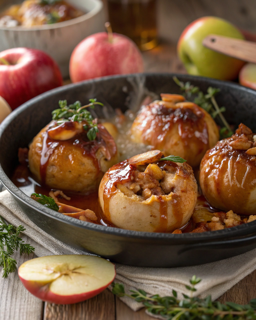 Gooey Apple Caramel Bombs  pure autumn comfort in every bite