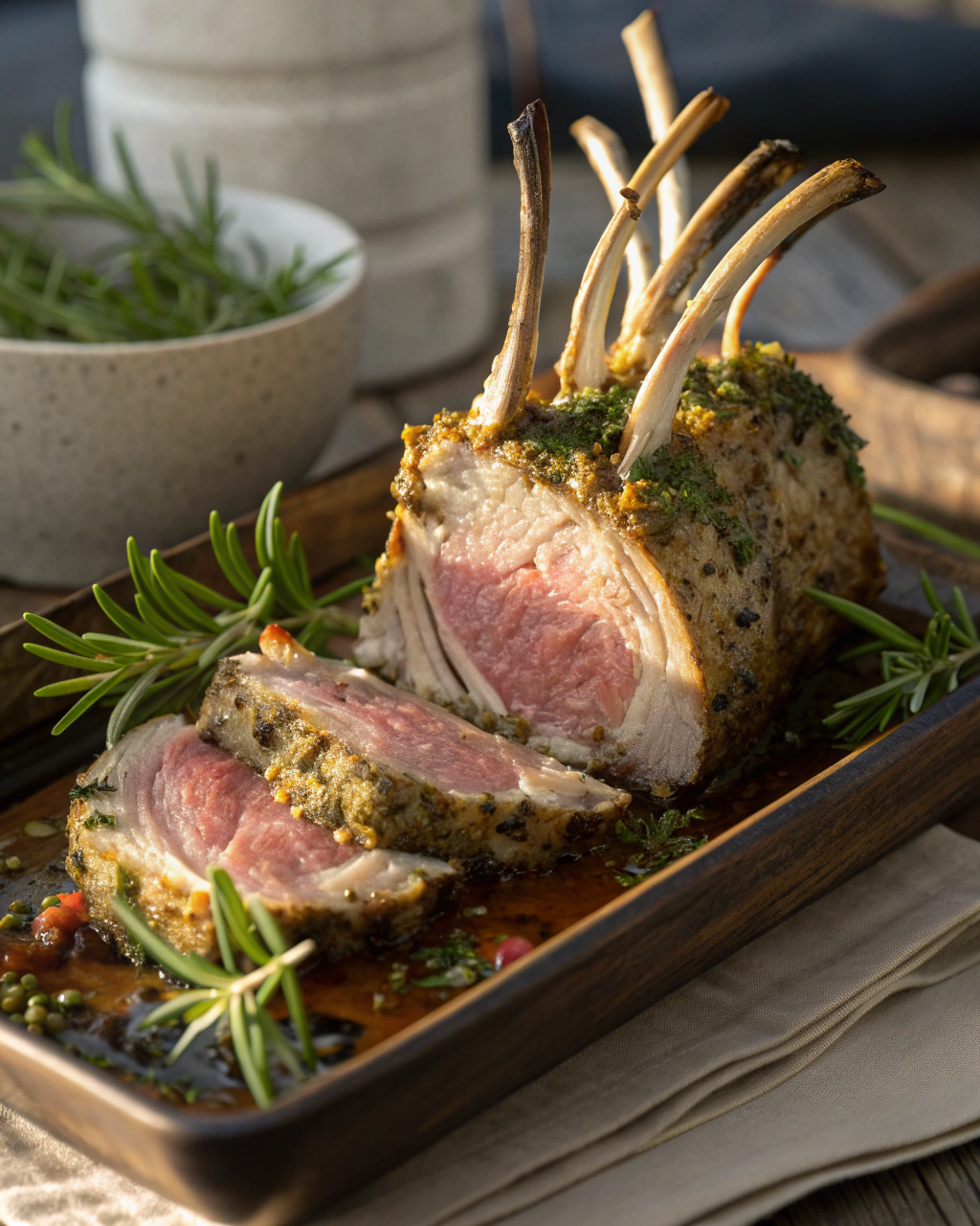 Herb-Crusted Rack of Lamb