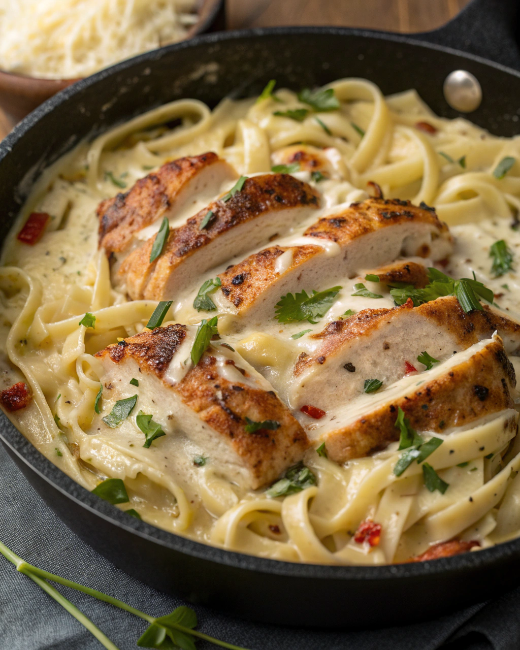 Juicy Chicken Alfredo Pasta You’ll Make Again and Again