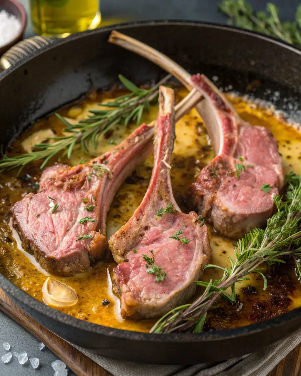 Juicy Garlic Butter Lamb Chops – Quick & Flavorful Dinner