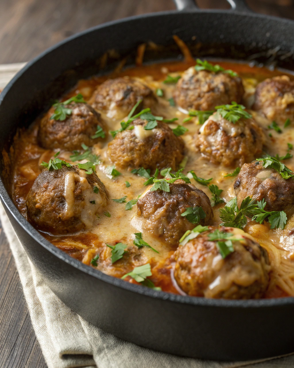 Meatballs in Savory Onion Gravy