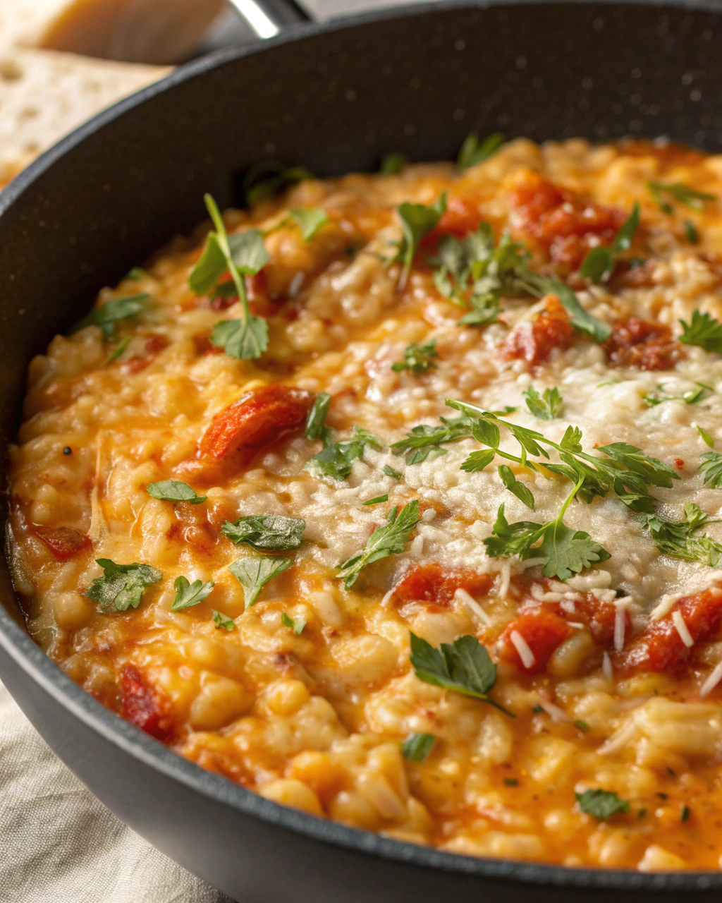 Spicy Creamy Risotto That’s Full of Flavor