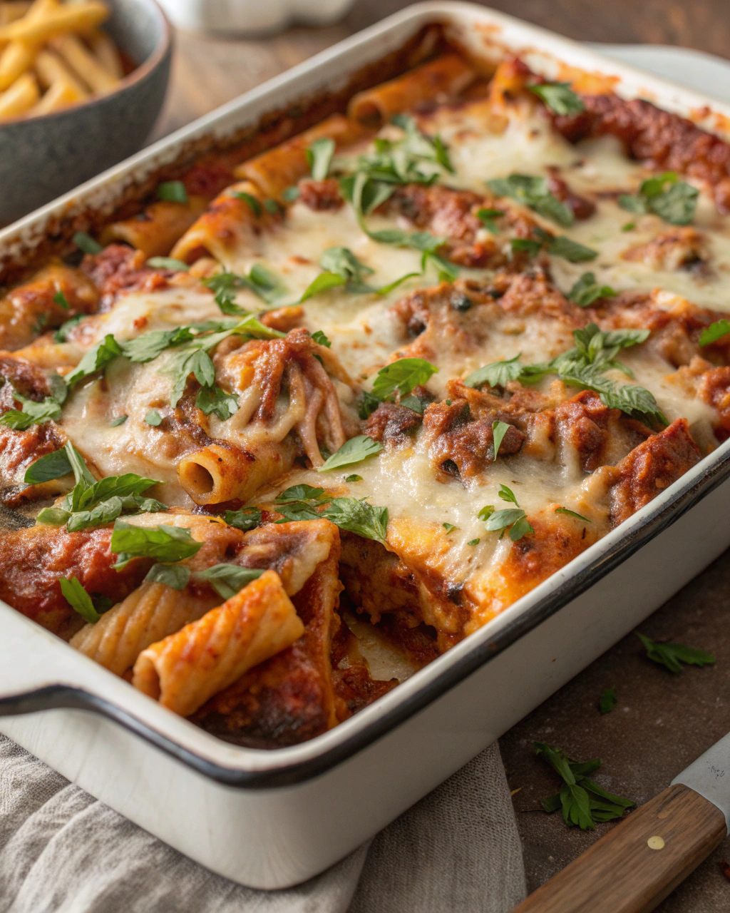 Sweet and Sticky Baked Ziti for Cozy Nights