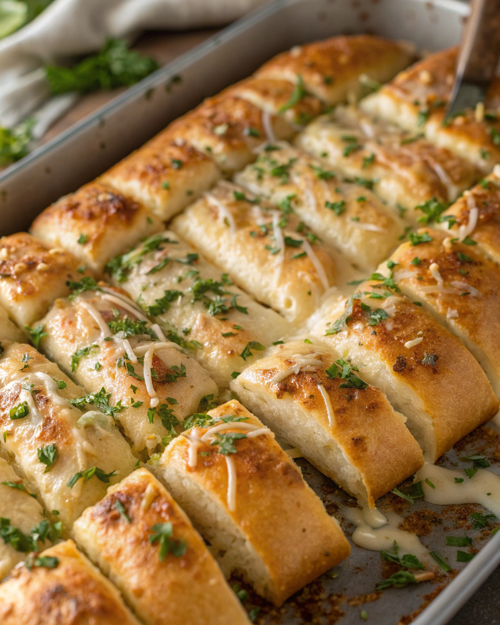 Sweet and Sticky Garlic Breadsticks for Cozy Nights