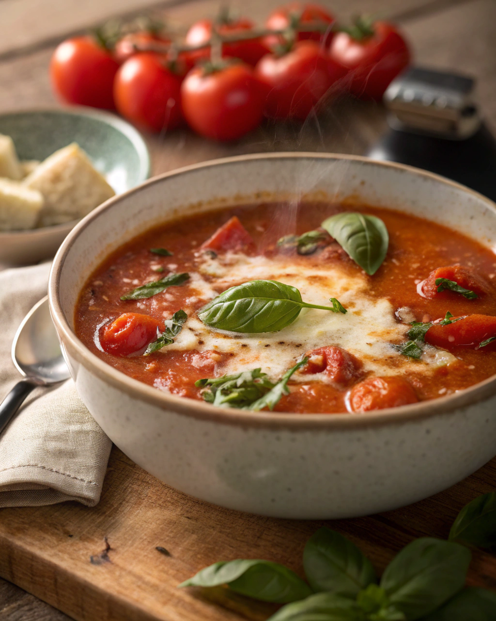 Sweet and Sticky Tomato Basil Soup for Cozy Nights