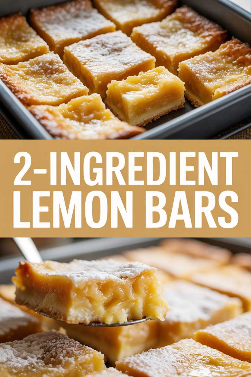 2-Ingredient Lemon Bars