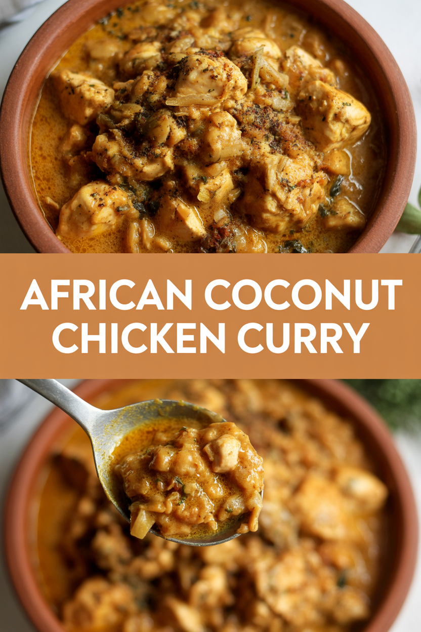 African Coconut Chicken Curry