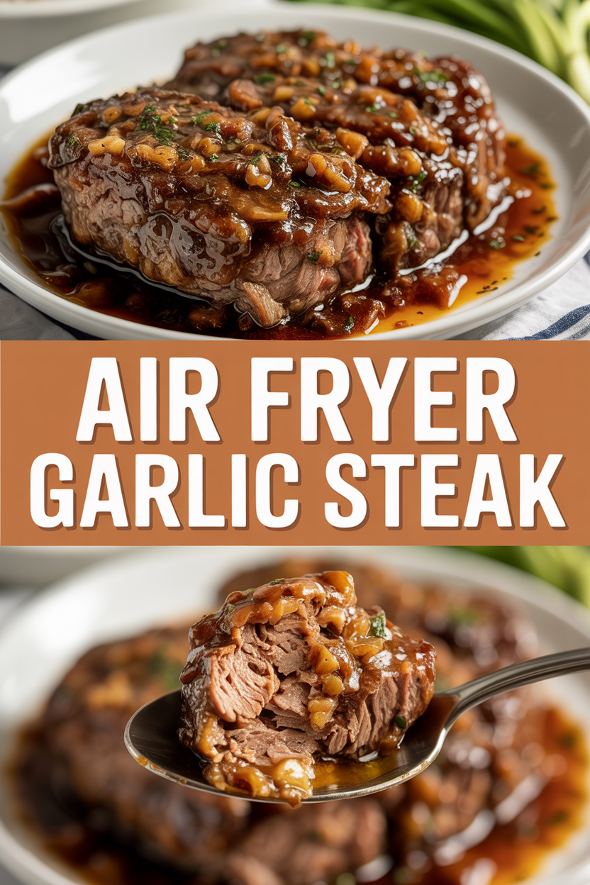 Air Fryer Garlic Steak