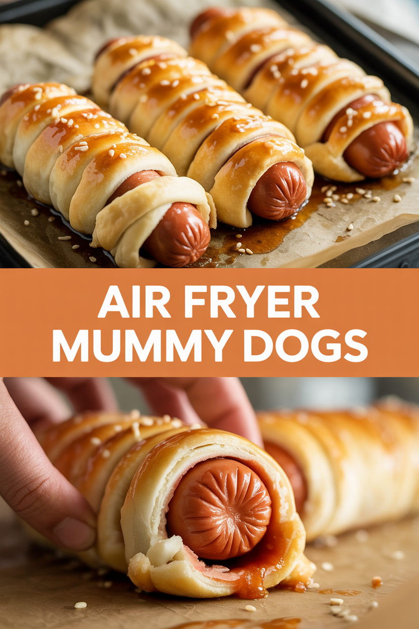 Air Fryer Mummy Dogs