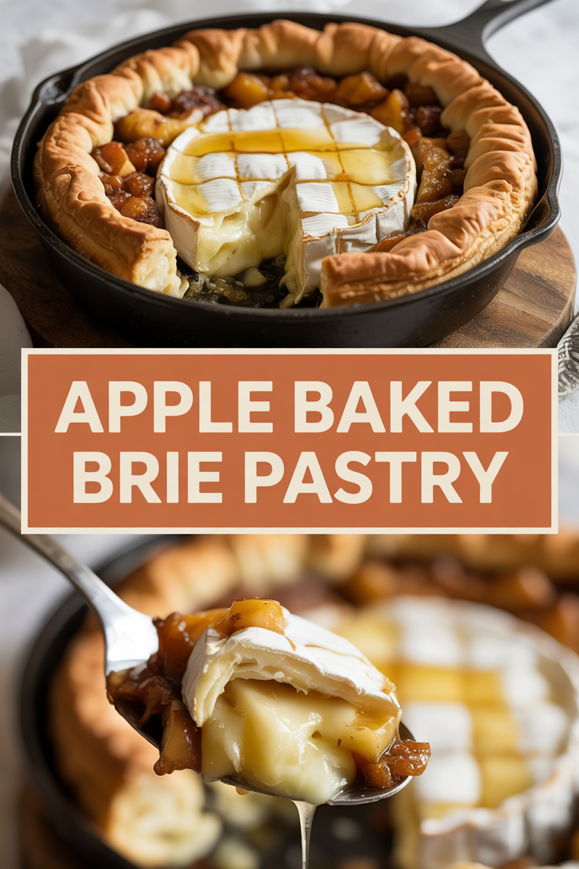 Apple Baked Brie Pastry