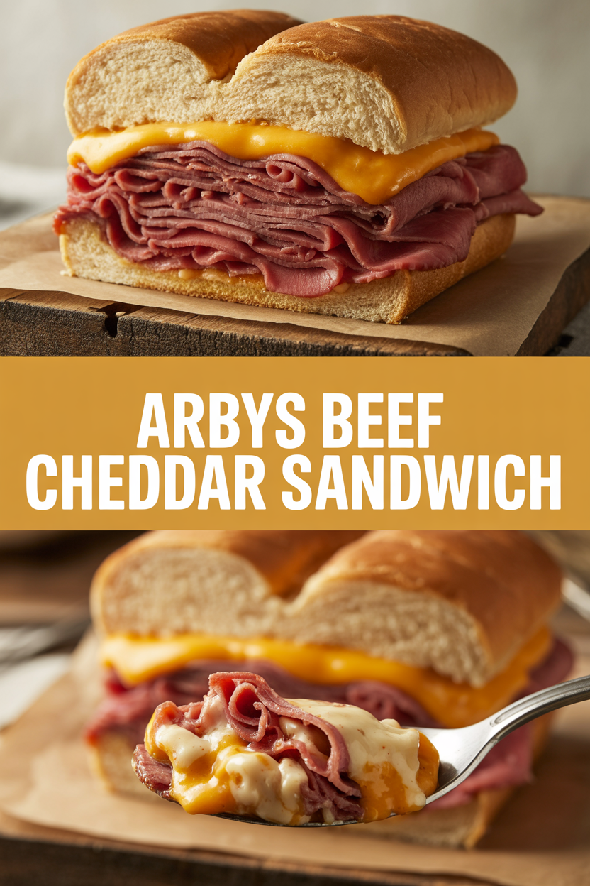 Arbys Beef Cheddar Sandwich