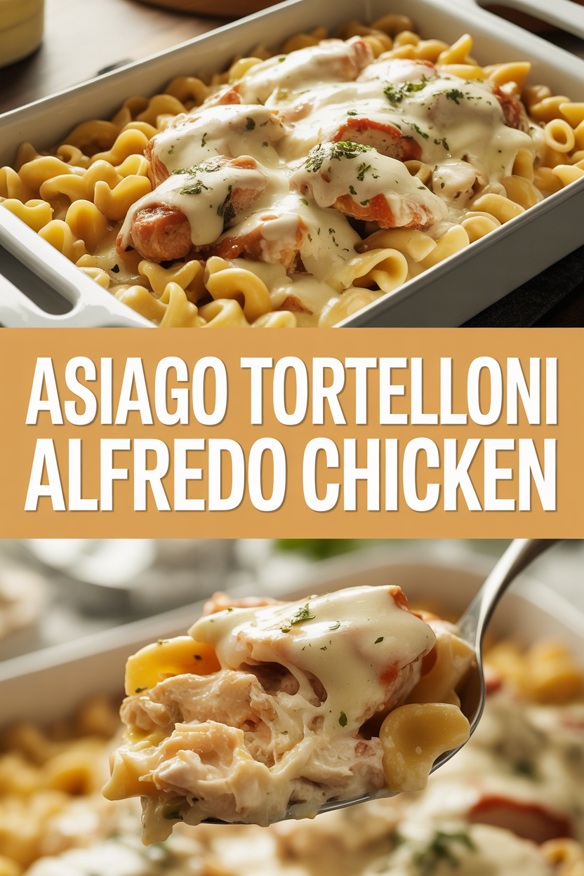 Asiago Tortelloni Alfredo Chicken