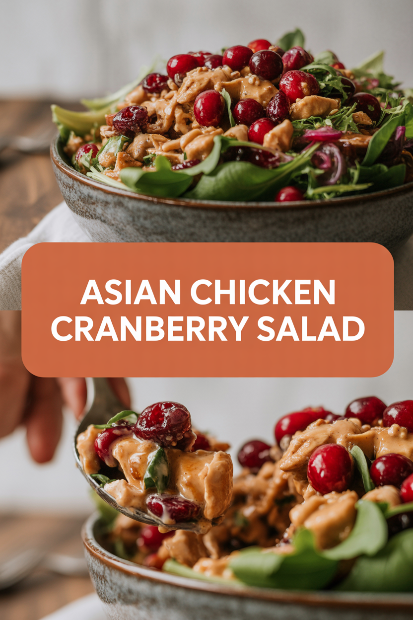 Asian Chicken Cranberry Salad