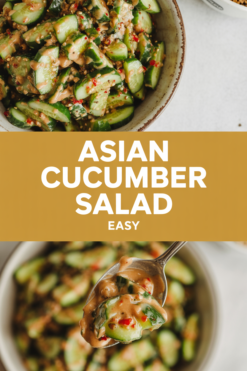 Asian Cucumber Salad Easy