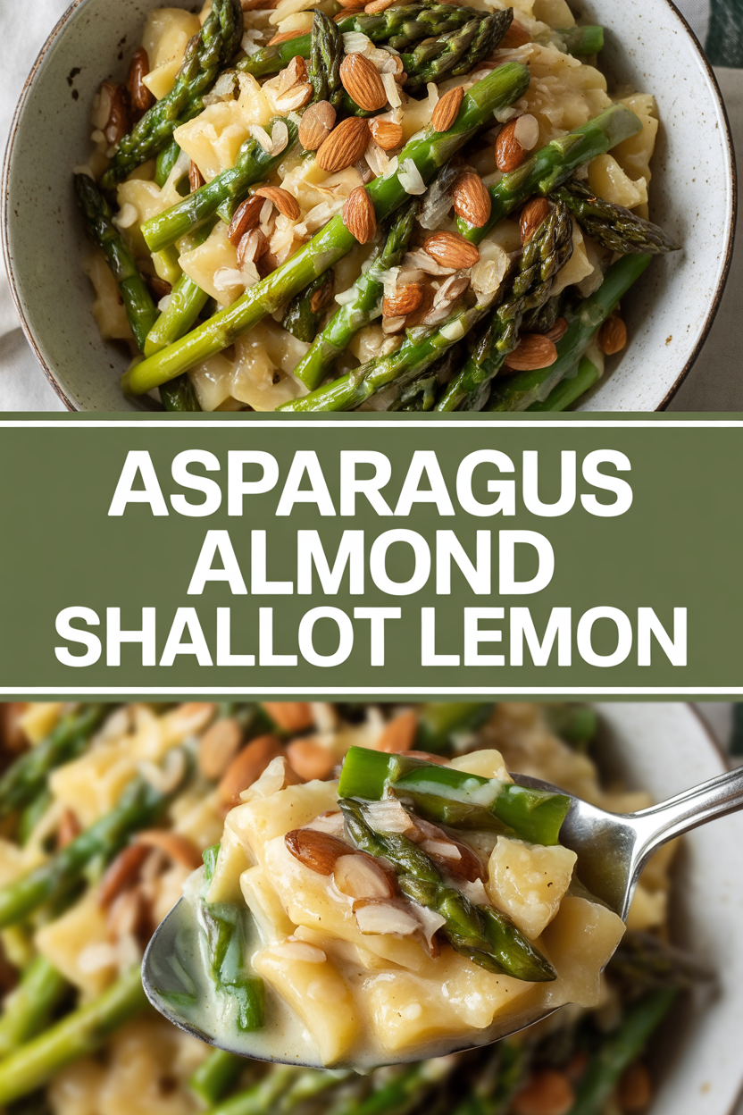 Asparagus Almond Shallot Lemon