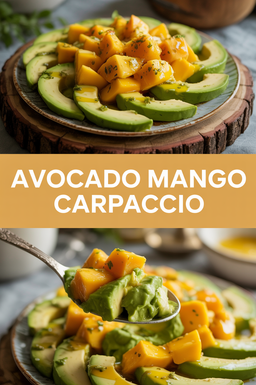 Avocado Mango Carpaccio