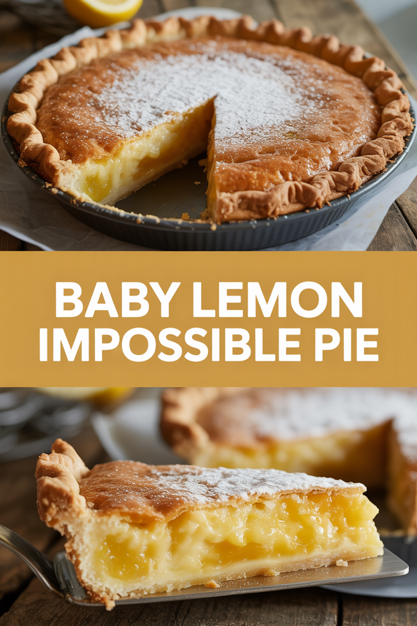 Baby Lemon Impossible Pie