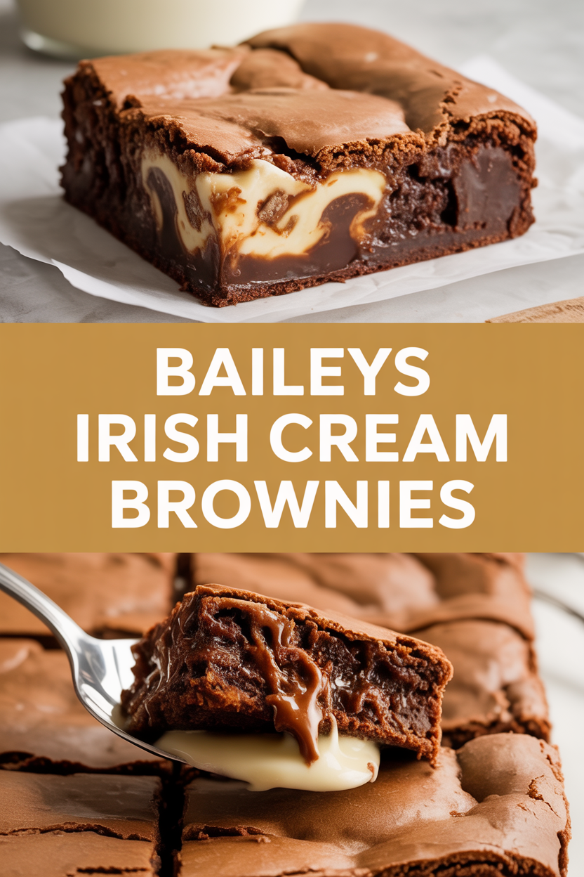 Baileys Irish Cream Brownies