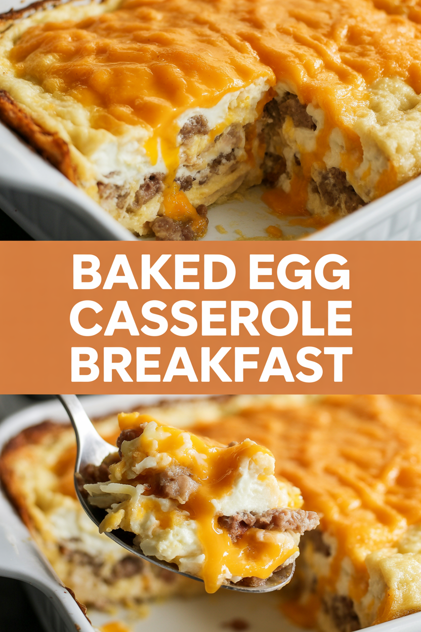 Baked Egg Casserole Breakfast