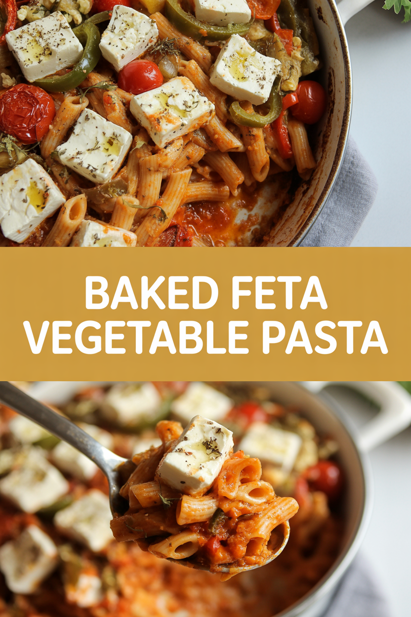 Baked Feta Vegetable Pasta