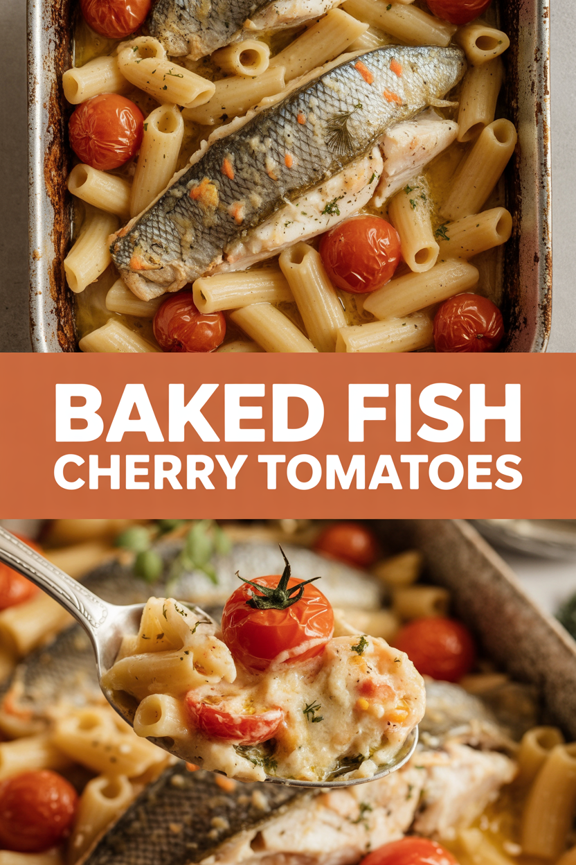 Baked Fish Cherry Tomatoes