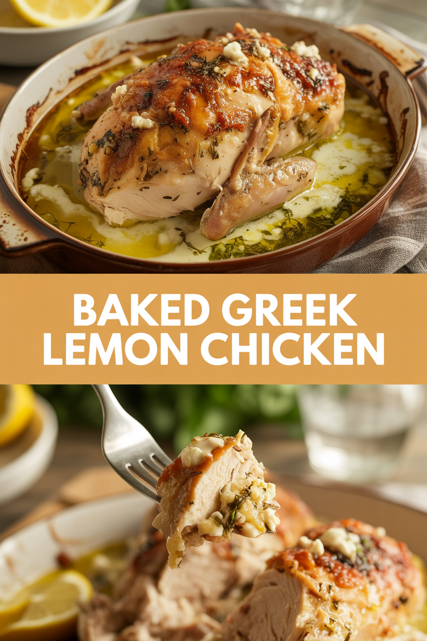 Baked Greek Lemon Chicken