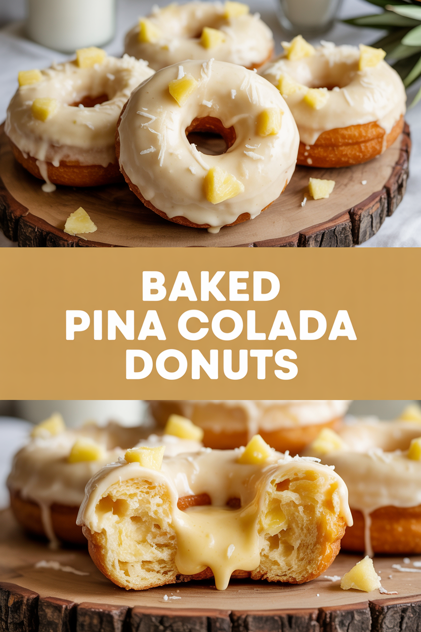 (Baked) Pina Colada Donuts