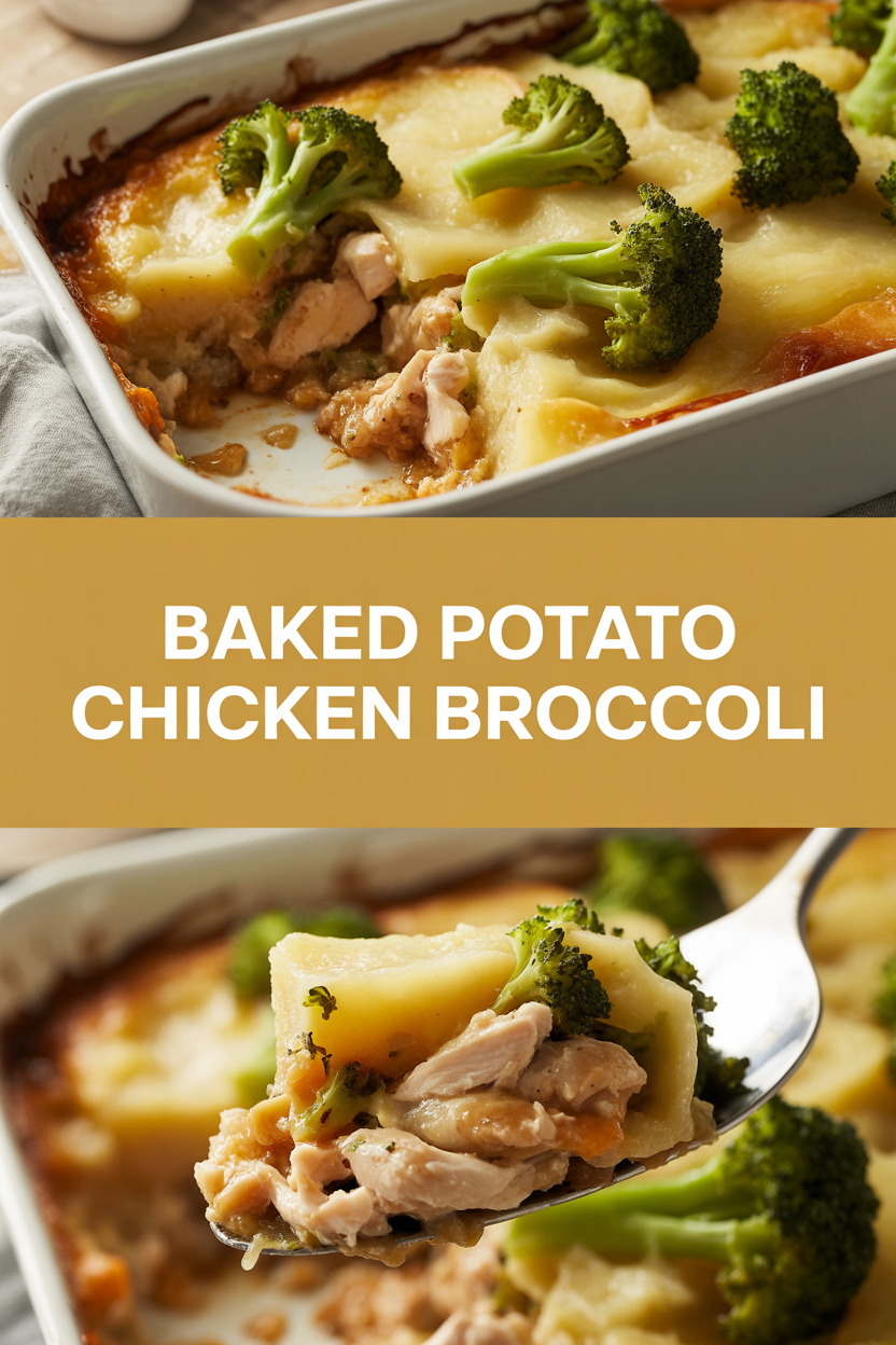 Baked Potato Chicken Broccoli