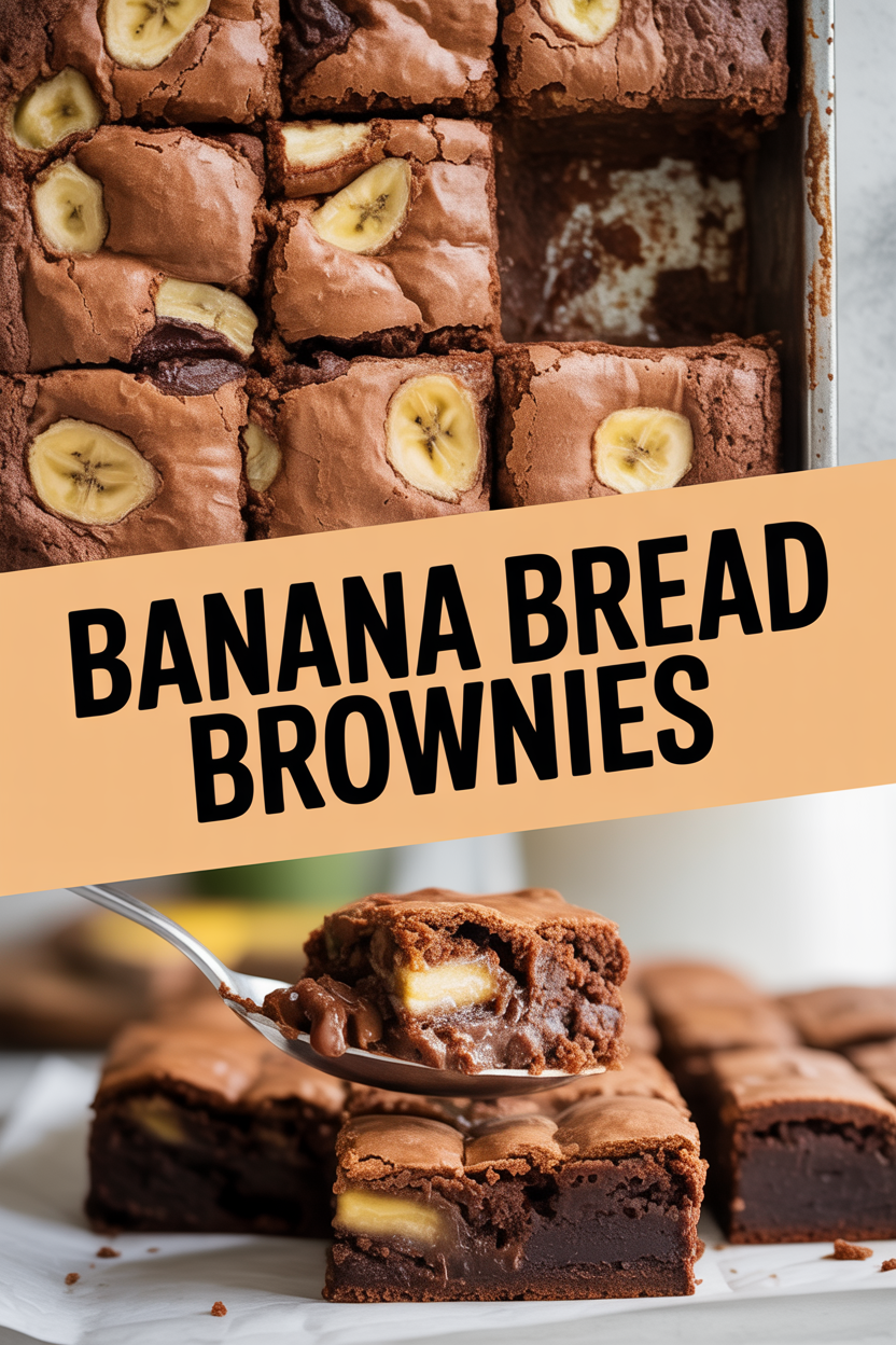 Banana Bread Brownies
