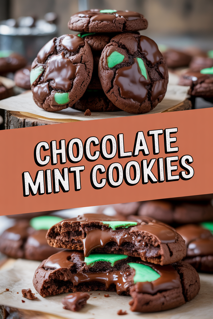 Chocolate Mint Cookies