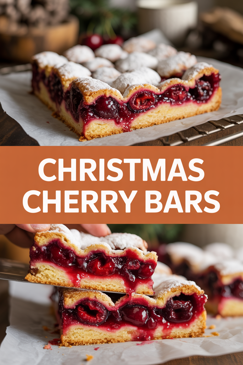Christmas Cherry Bars