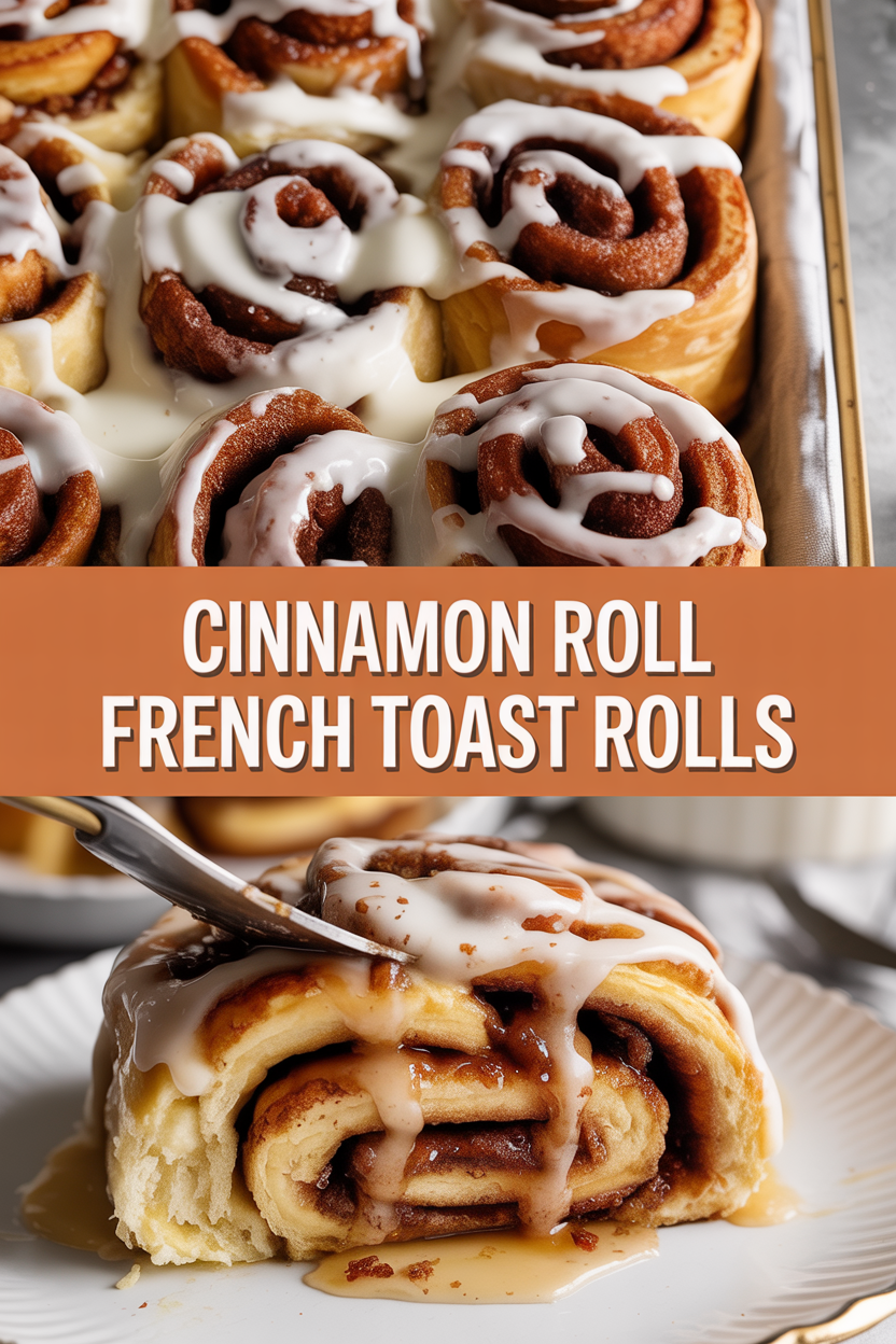 Cinnamon Roll French Toast Rolls