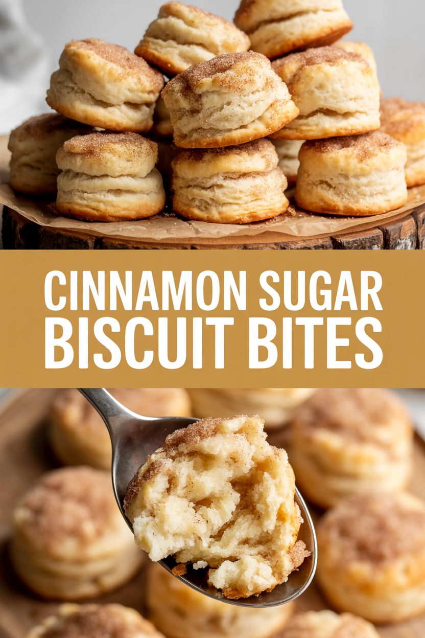 Cinnamon Sugar Biscuit Bites