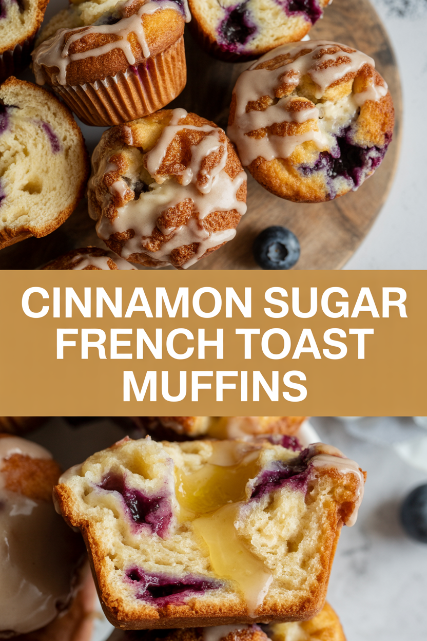 Cinnamon Sugar French Toast Muffins