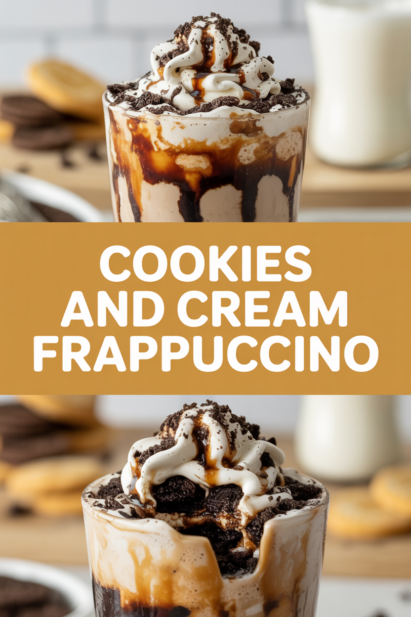 Cookies and Cream Frappuccino