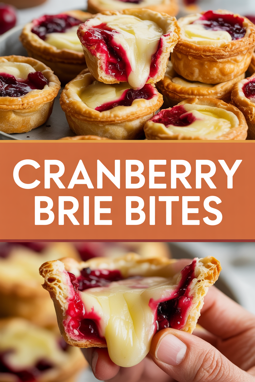 Cranberry Brie Bites