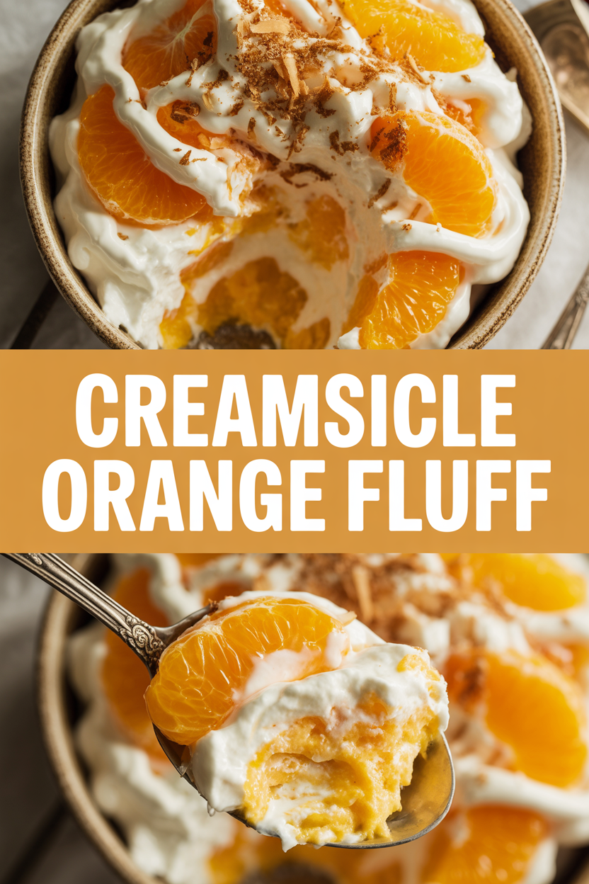 Creamsicle Orange Fluff