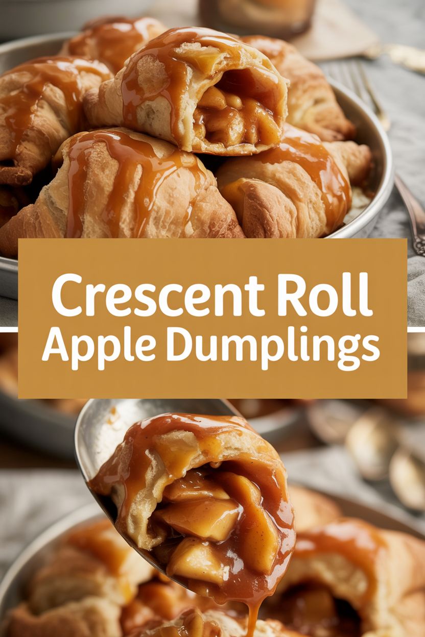 Crescent Roll Apple Dumplings